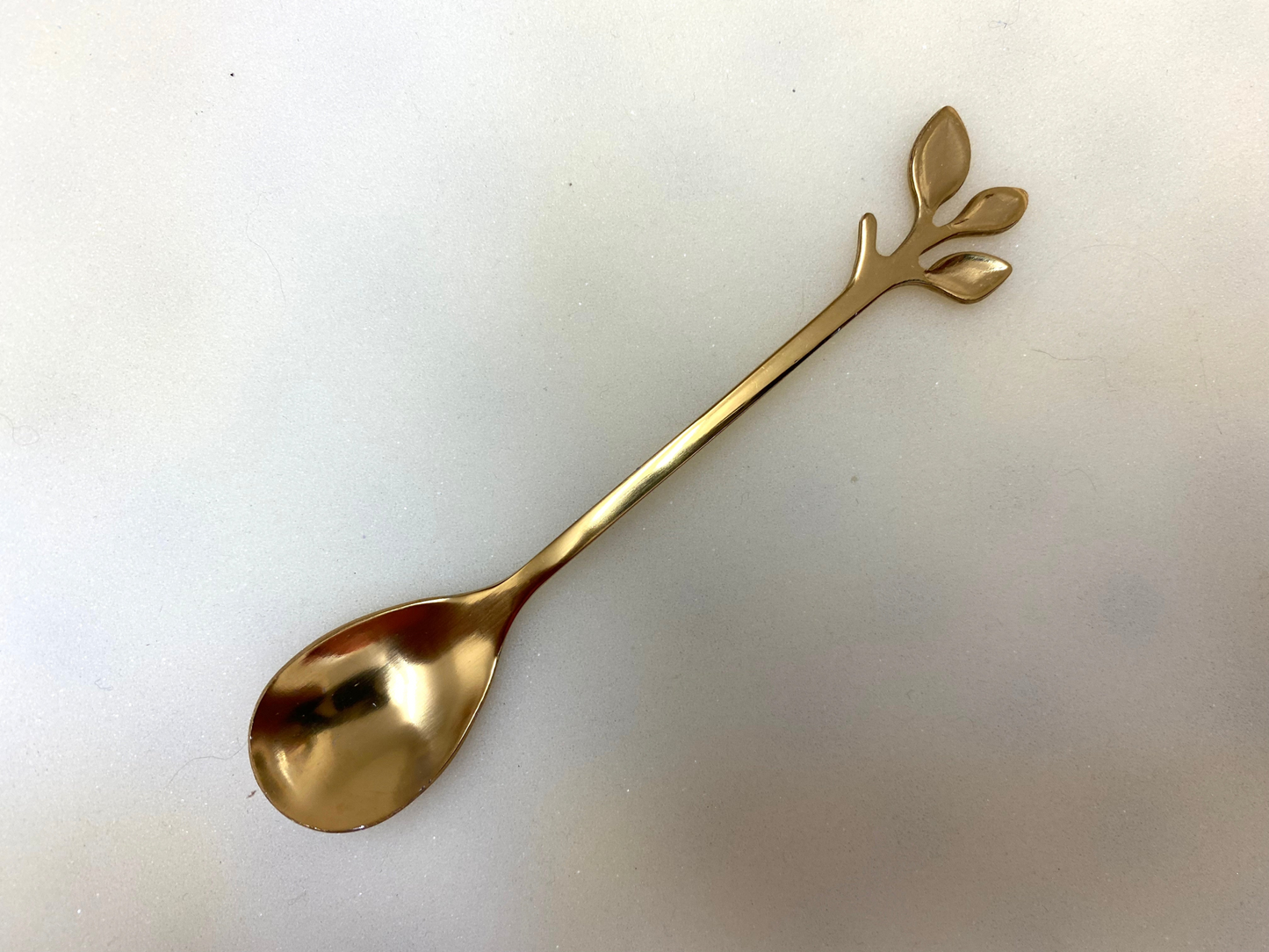 Gold Leafy Spoons