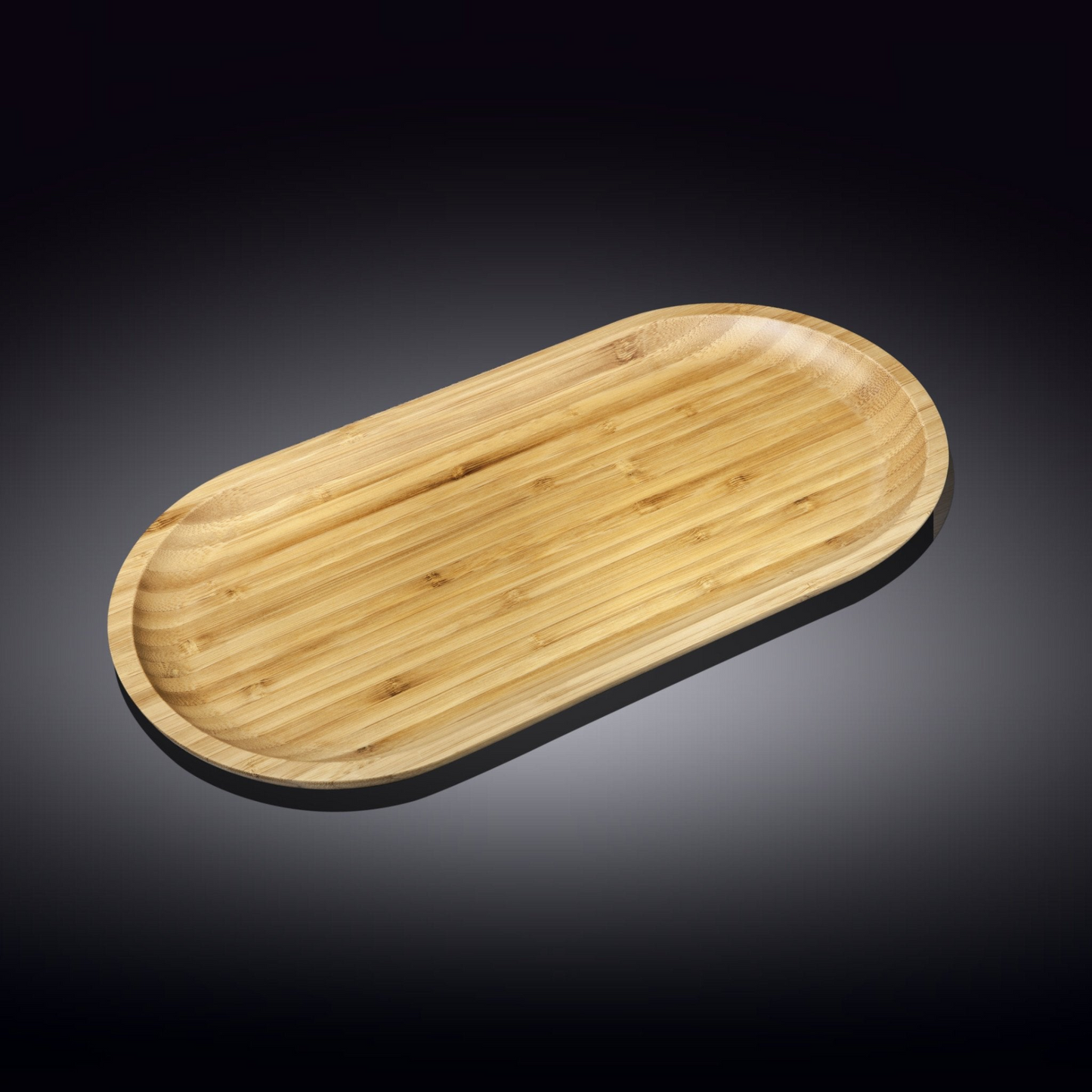 Wilmax Bamboo Wood Dish 8" X 4" | For Appetizers / Barbecue / Burger Sliders    WL-771057/A
