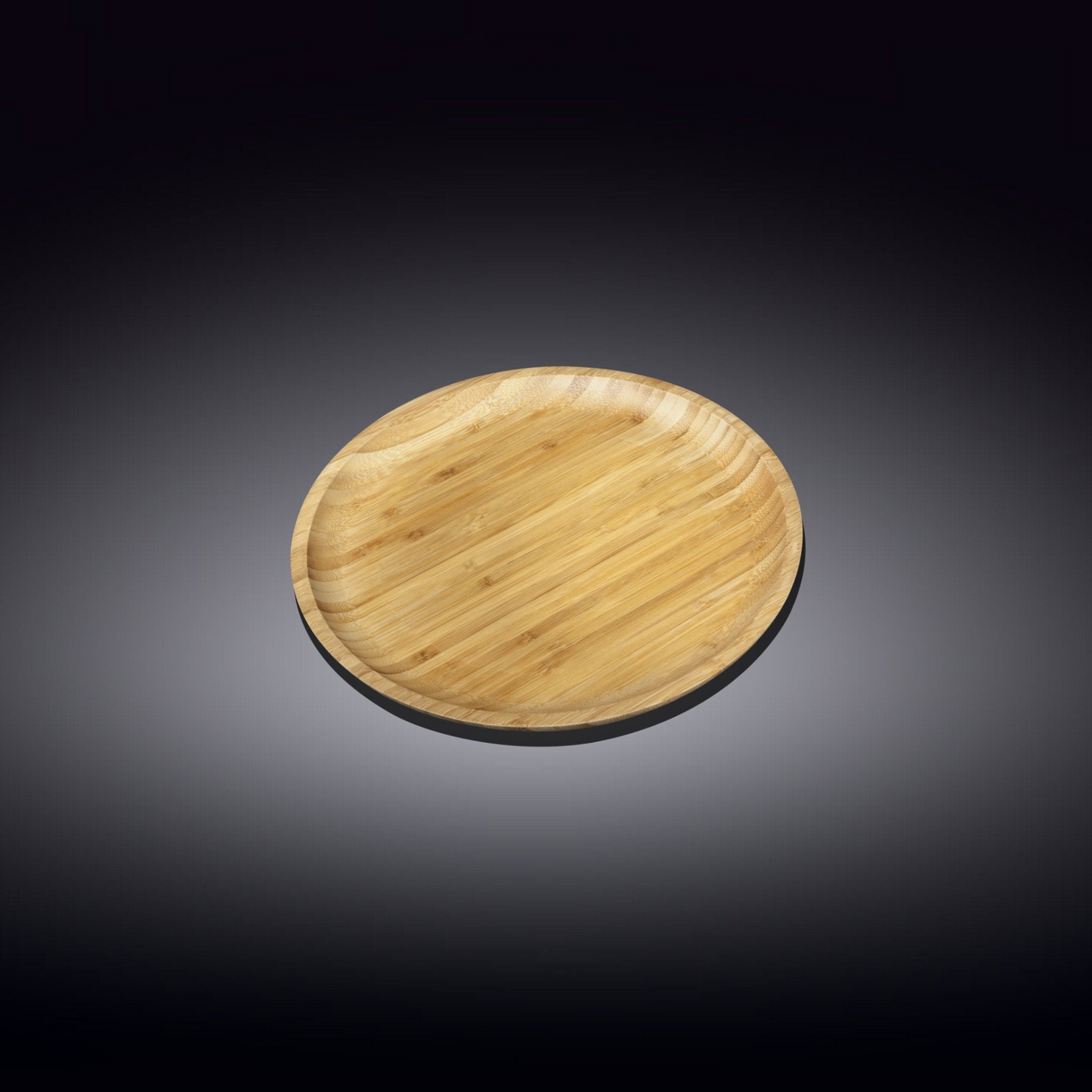Wilmax Bamboo Wood Round Plate 4" |  For Appetizers  WL-771028/A