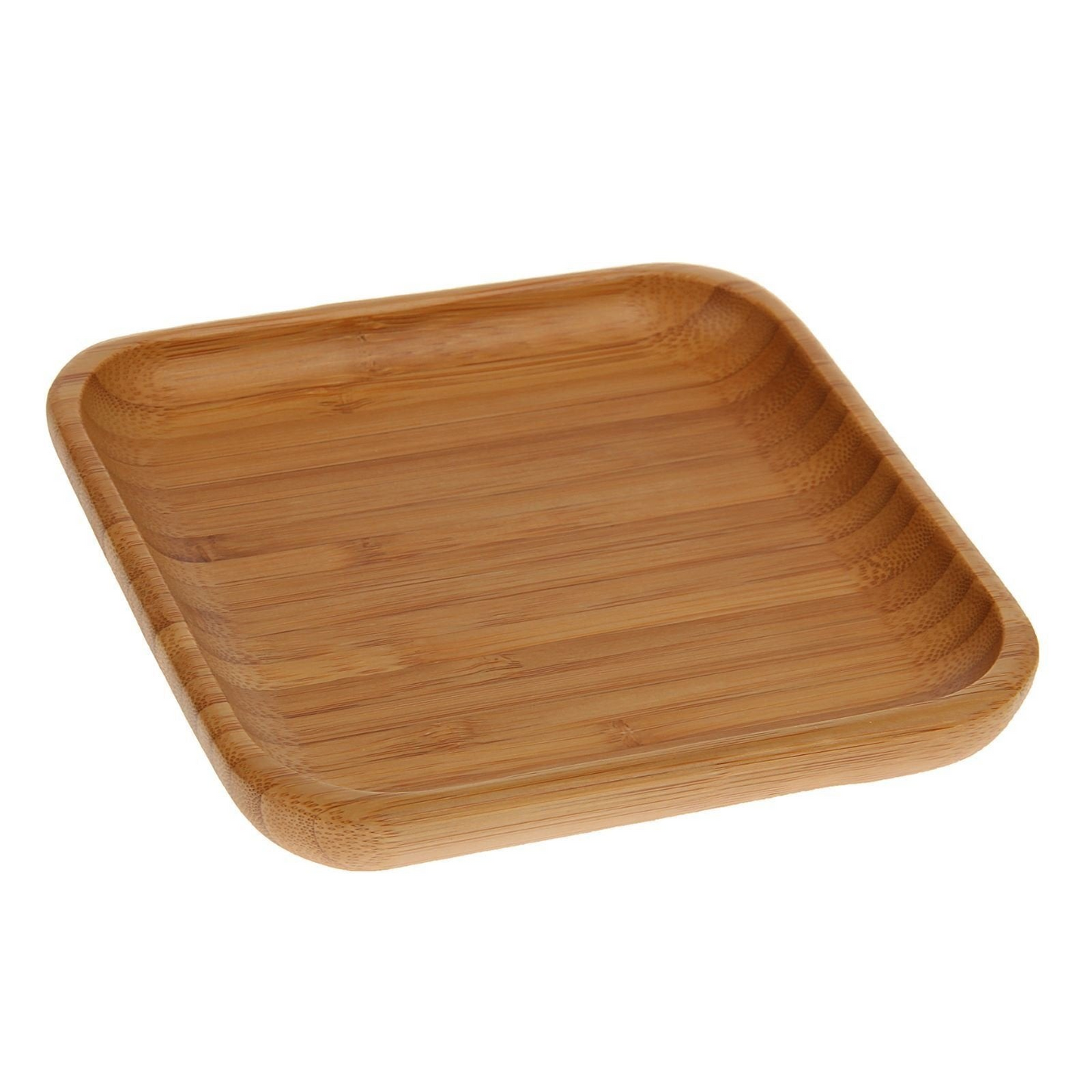Wilmax Bamboo Wood Square Plate 6" X 6" |For Appetizers WL-771019/A