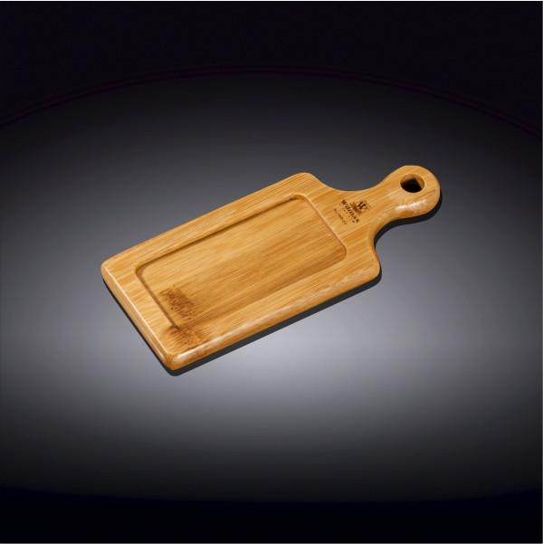 Wilmax [A] Natural Bamboo Tray 6.75" X 2.75" | 17 X 7 Cm WL-771002/A