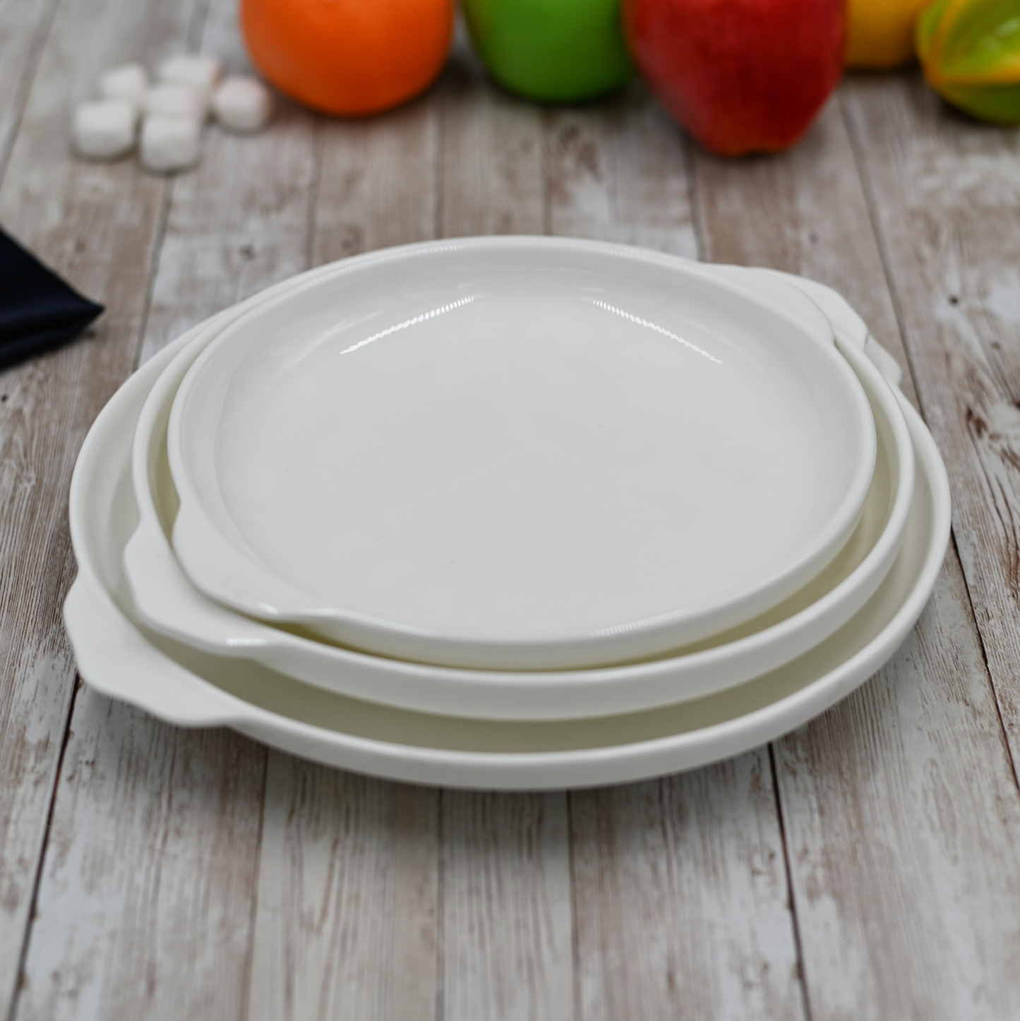 Wilmax [D **] Fine Porcelain Baking Dish 10" | 25.5 Cm WL-997004/A
