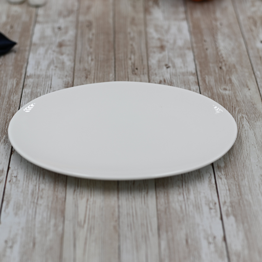 Wilmax Fine Porcelain White Oval Plate / Platter 8" | 20 Cm WL-992020/A