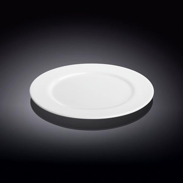 Wilmax Fine Porcelain Professional Rolled Rim White Bread Plate 6" | 15 Cm WL-991176/A