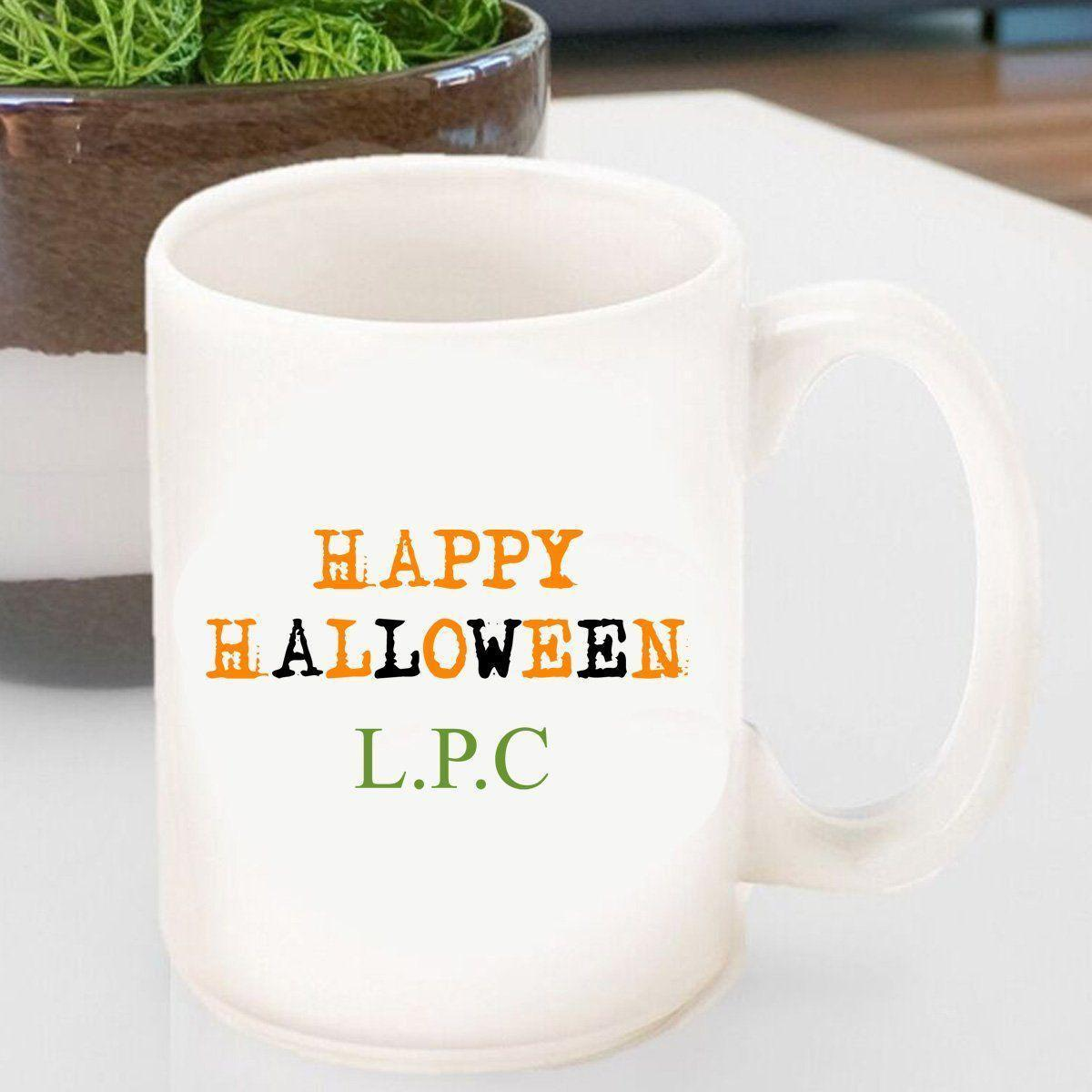 Personalized Halloween Coffee Mugs