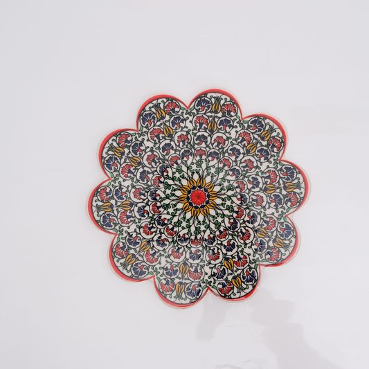 Floral Turkish Unique Ceramic Trivet - Cloves Decorative Tableware
