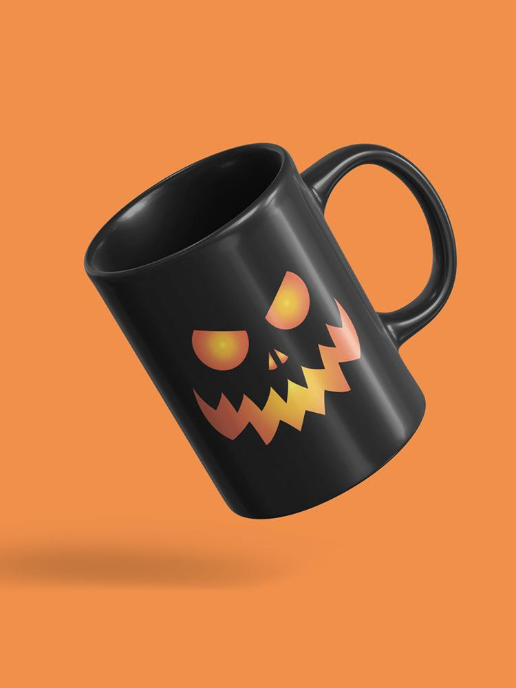 Pumpkin Scary Face Mug