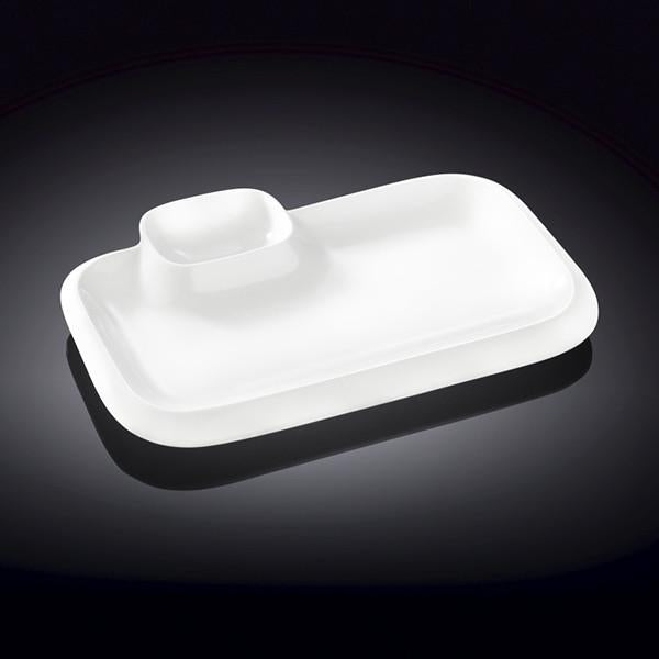 Wilmax [D **] Fine Porcelain Rectangular Platter 10” X 6”| 25.5 X 15 Cm WL-992574/A