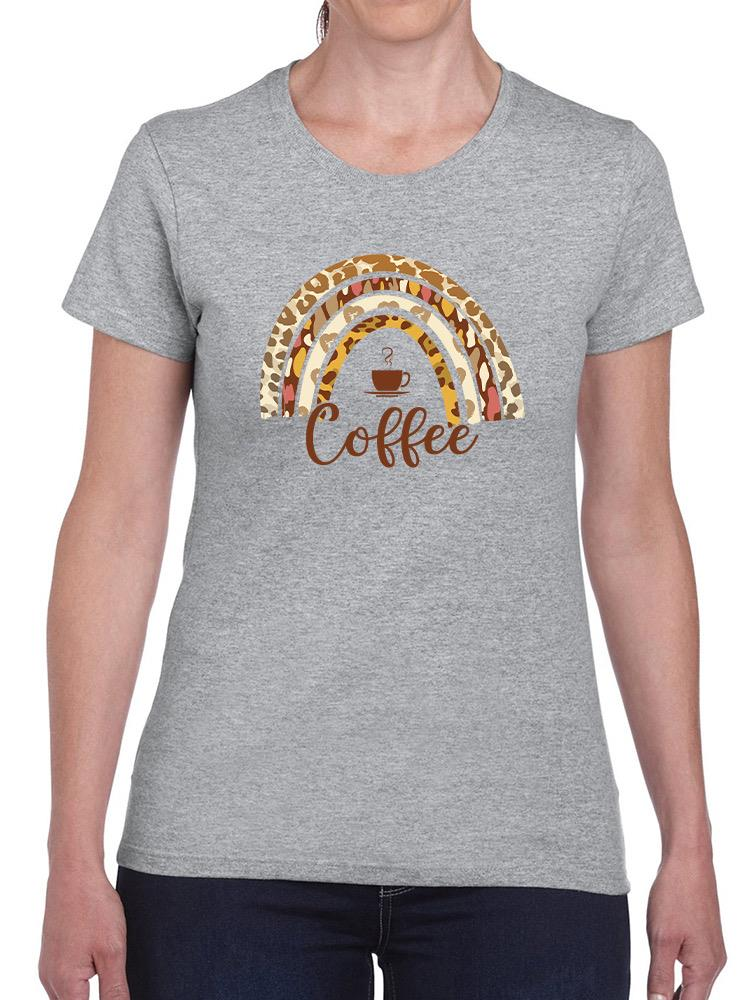 Coffee Rainbow T-shirt -SmartPrintsInk Designs