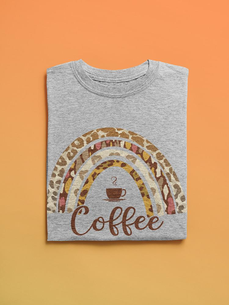 Coffee Rainbow T-shirt -SmartPrintsInk Designs