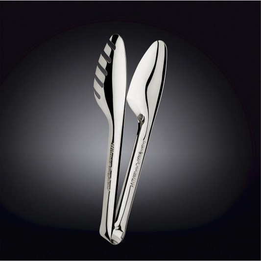 Wilmax [A] High Polish Stainless Steel Serving Tongs 10" | 25.5 Cm In Colour Box WL-999127/1C