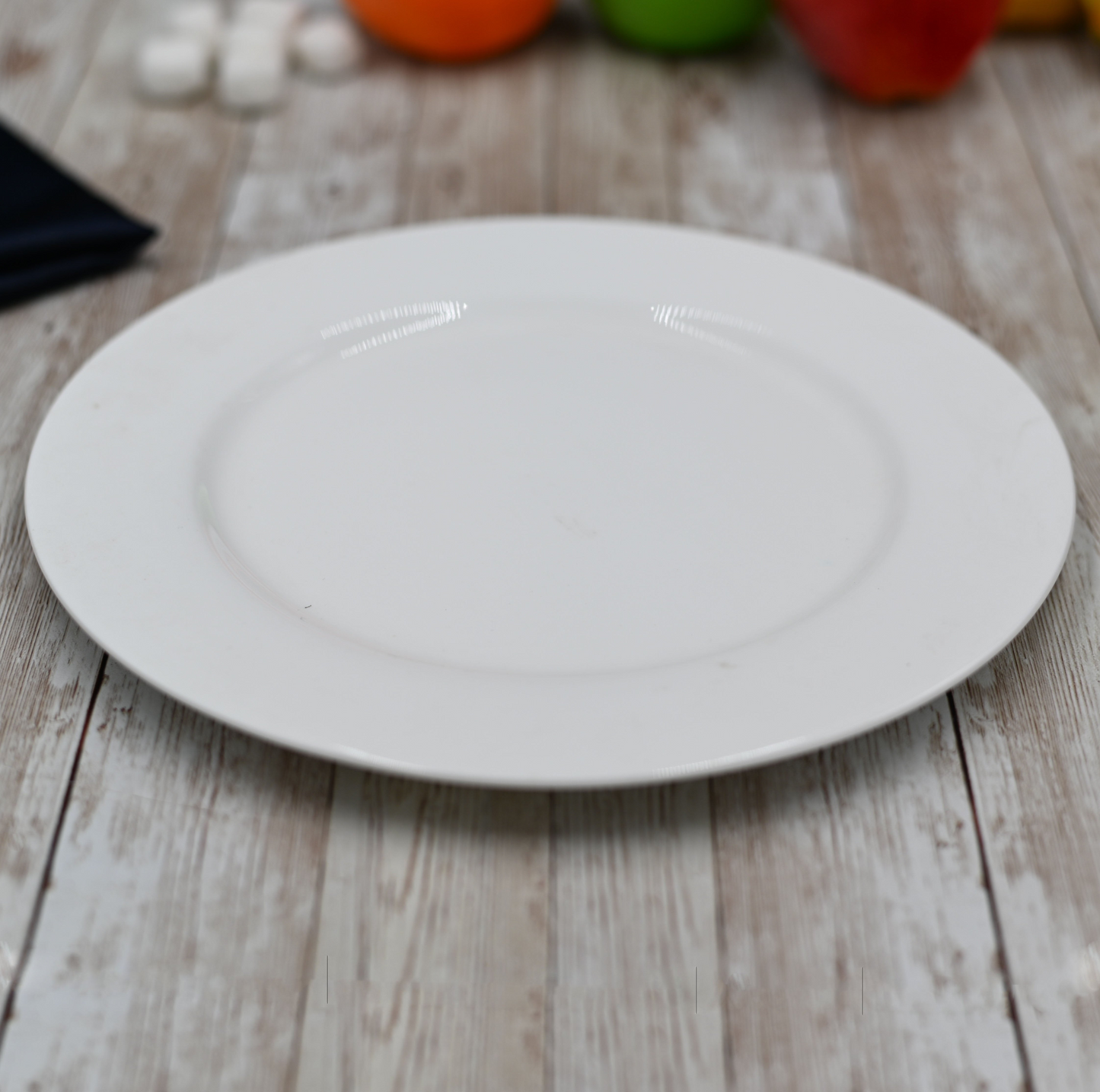 Wilmax Fine Porcelain White Dinner Plate 10" | 25.5 Cm WL-991008/A