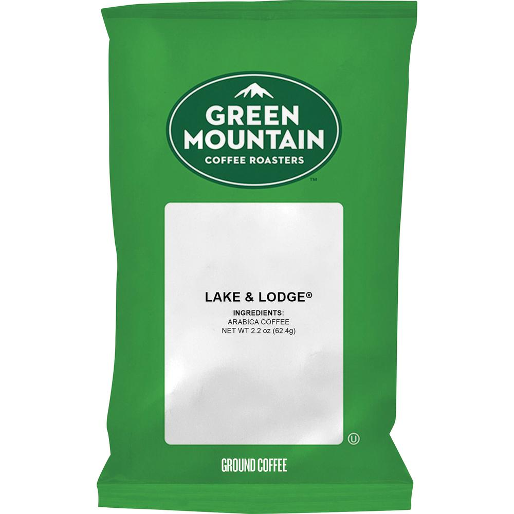 Green Mountain Coffee Roasters Lake & Lodge Coffee - Dark/Bold - 2.2 oz - 50 / Carton