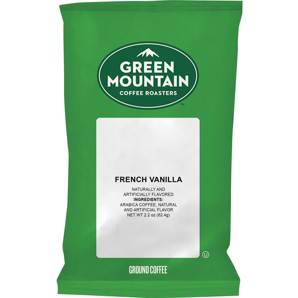 Green Mountain Coffee French Vanilla Coffee - 2.2 oz - 50 / Carton