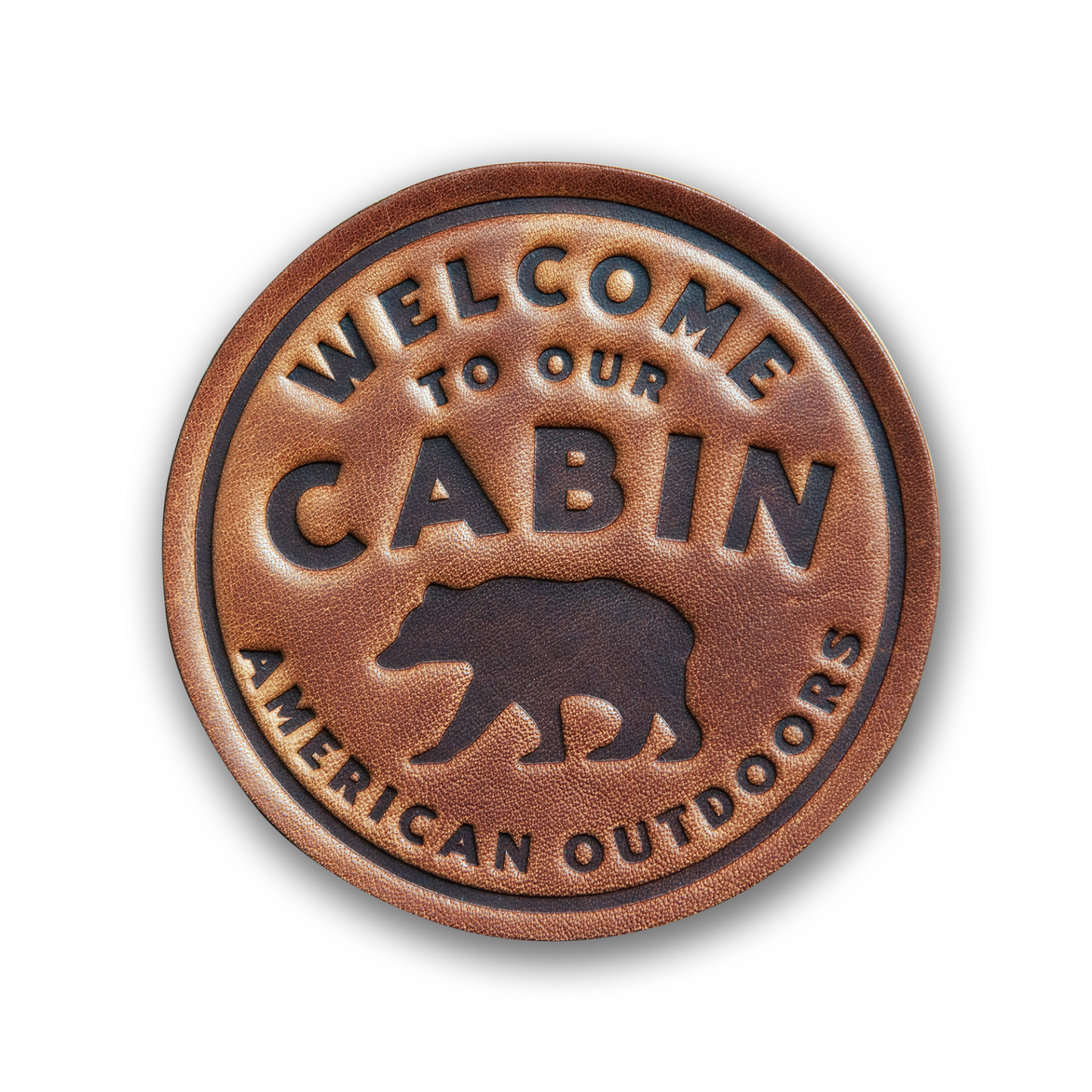 WELCOME TO OUR CABIN COASTER