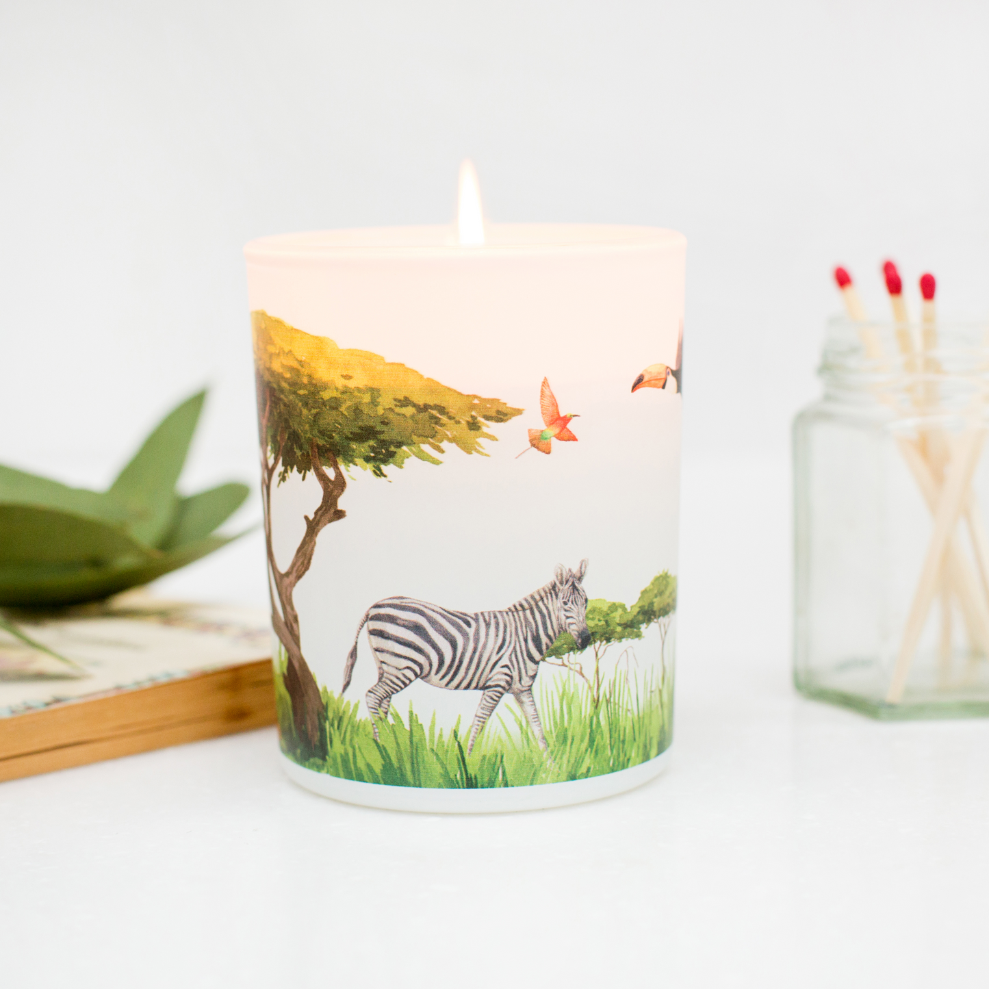 Save The Planet Scented Soy Wax Candle: Uplifting Grassland