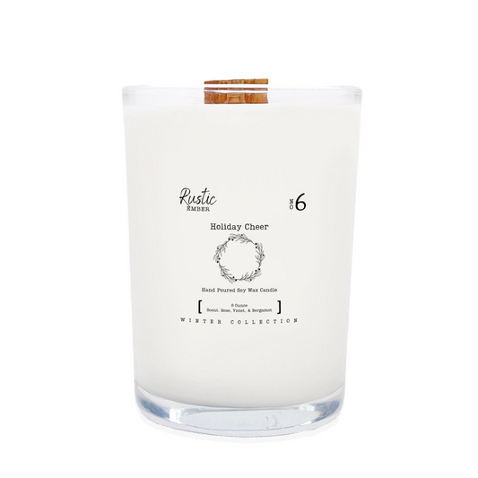 Holiday Cheer | 8 Ounce Candle | Rustic Ember