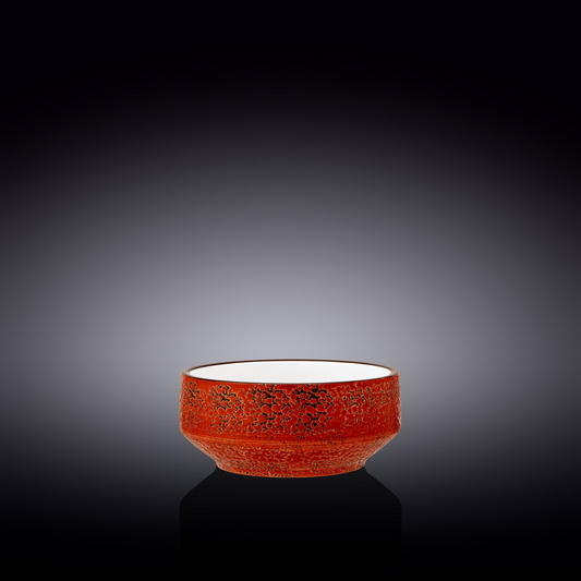 Wilmax Red Porcelain Soup Cup 5" | 13 Fl Oz | WL-667238/A