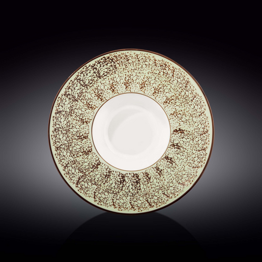 Wilmax Pale Green / Pstachio Porcelain Deep Plate 10.5" | 27 Cm 8 Fl Oz | 250 Ml WL-66712