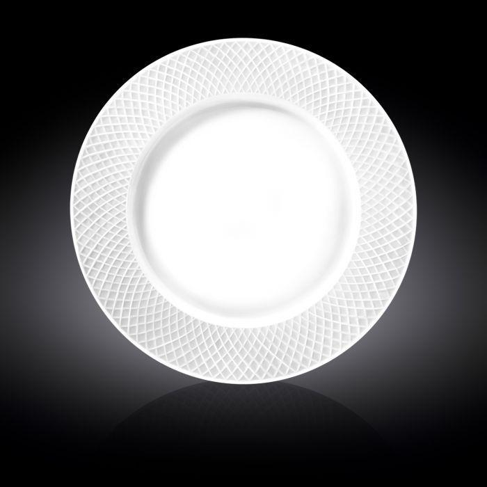 Wilmax Fine Porcelain White  Round Plate / Platter 12" | 30.5 Cm WL-880118/A
