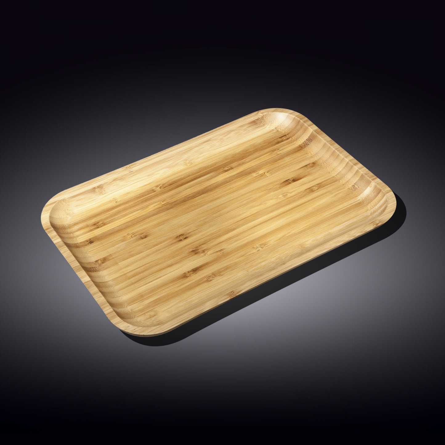 Wilmax Bamboo Wood Dish 11" X 7" | For Appetizers / Barbecue / Burger Sliders  WL-771053/A