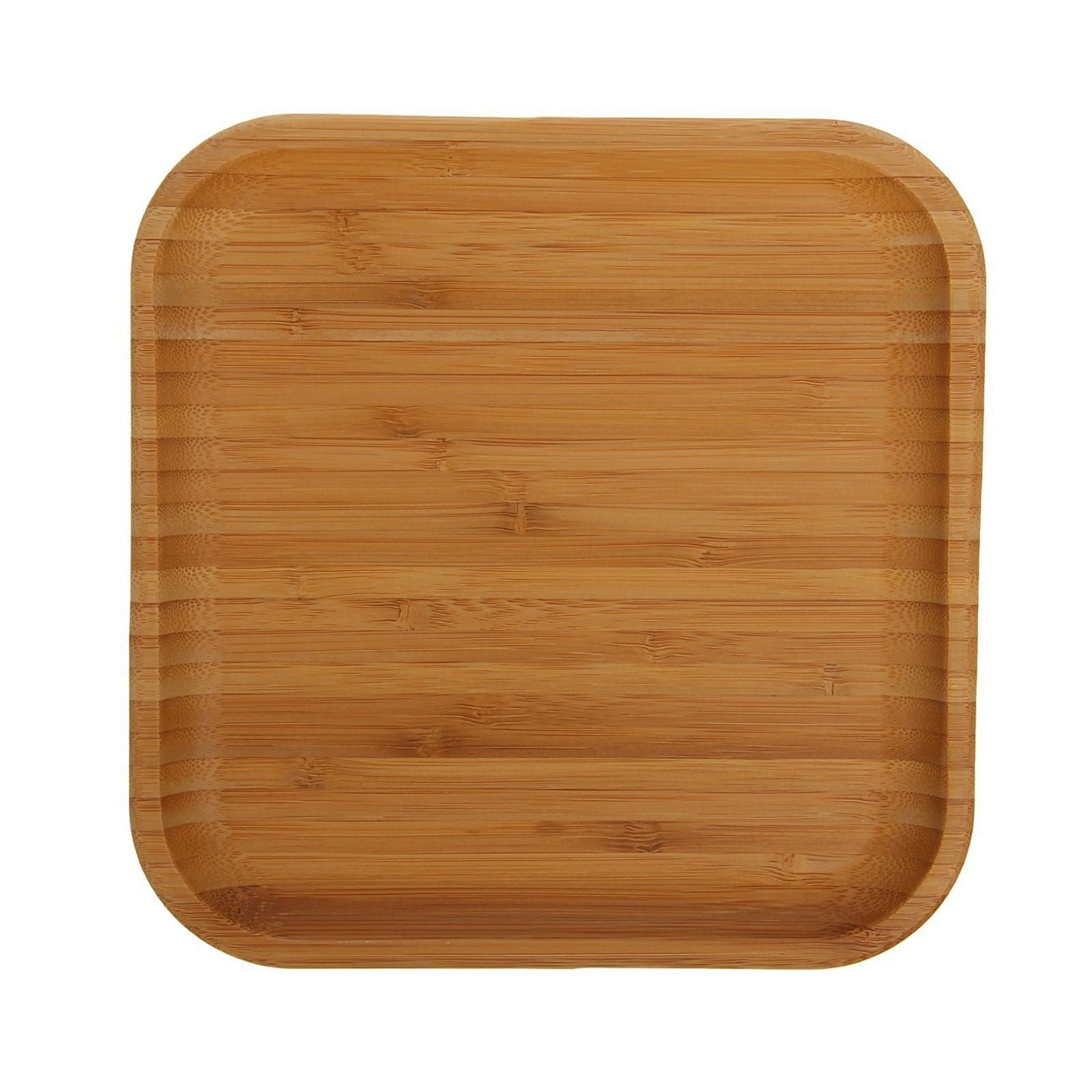 Wilmax Bamboo Wood Square Plate 8" X 8" |  For Appetizers / Barbecue  WL-771021/A