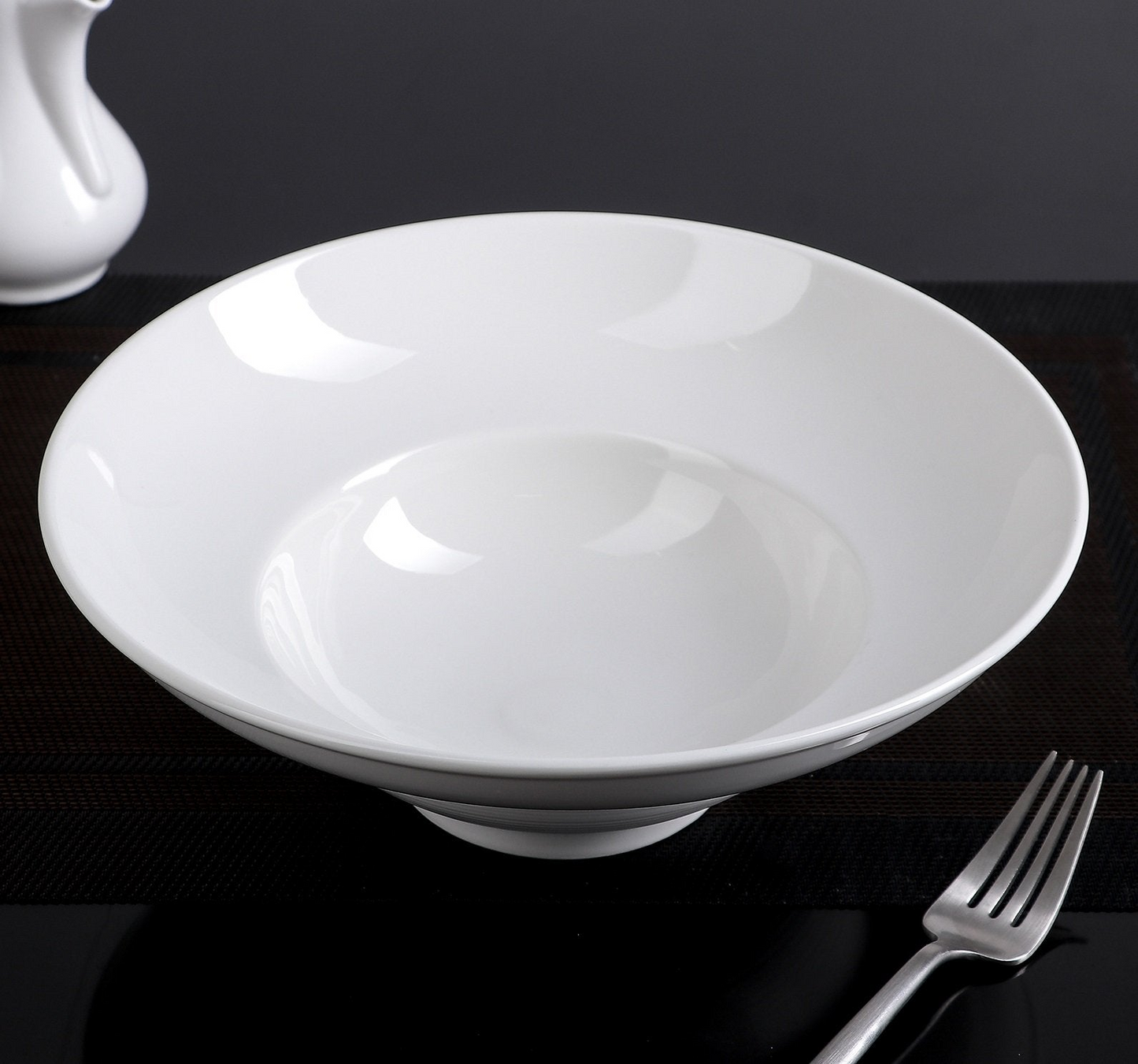 Wilmax [A] Fine Porcelain Deep Plate 9.75" | 25 Cm 16 Fl Oz | 470 Ml WL-991272/A