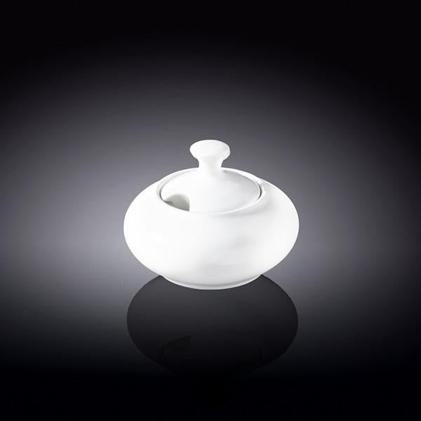 Wilmax Fine Porcelain White Sugar Bowl 8 Oz | 250 Ml WL-995021/A