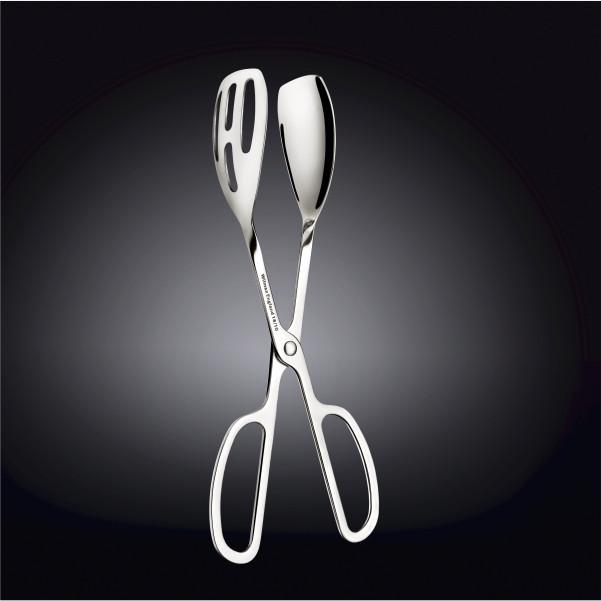 Wilmax [A] High Polish Stainless Steel Serving Tongs 10.25" | 26 Cm White Box Packing WL-999129/A