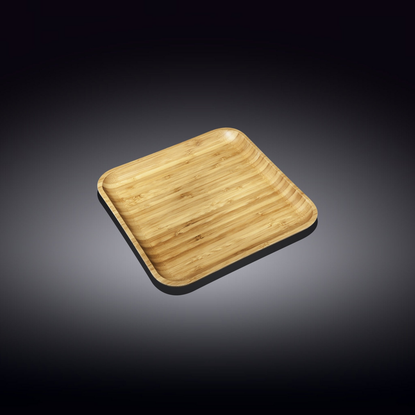 Wilmax [A] Natural Bamboo Plate 5" X 5" | 12,5 Cm X 12.5 Cm WL-771018/A