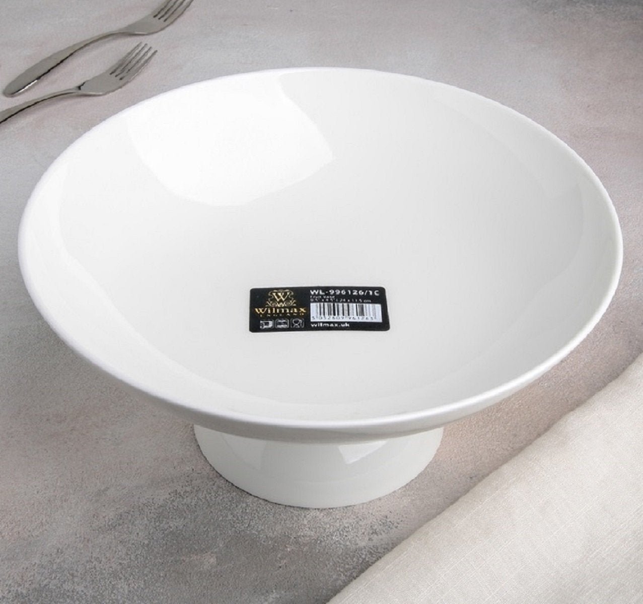 Wilmax [C *] Fine Porcelain Fruit Vase 9.5" X 4.5" | 24 X 11.5 Cm In Colour Box WL-996126/1C
