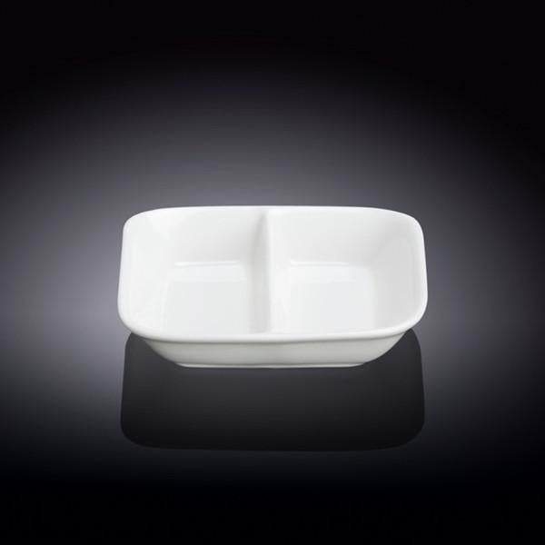 Wilmax Fine Porcelain Soy Dish 3.25" X 3.25" | 8.5 Cm 8.5 Cm WL-996050/A