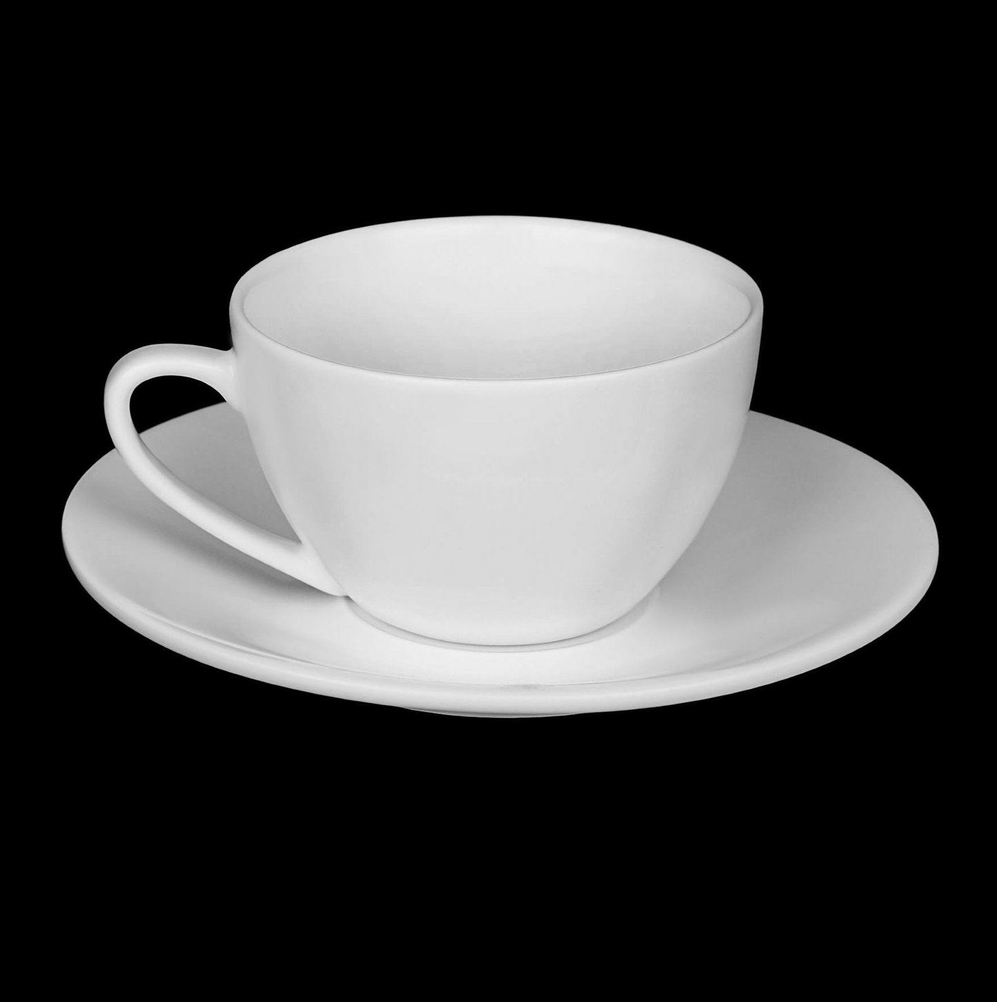 Wilmax [A] Fine Porcelain 6 Oz | 180 Ml Cappuccino Cup & Saucer WL-993001AB