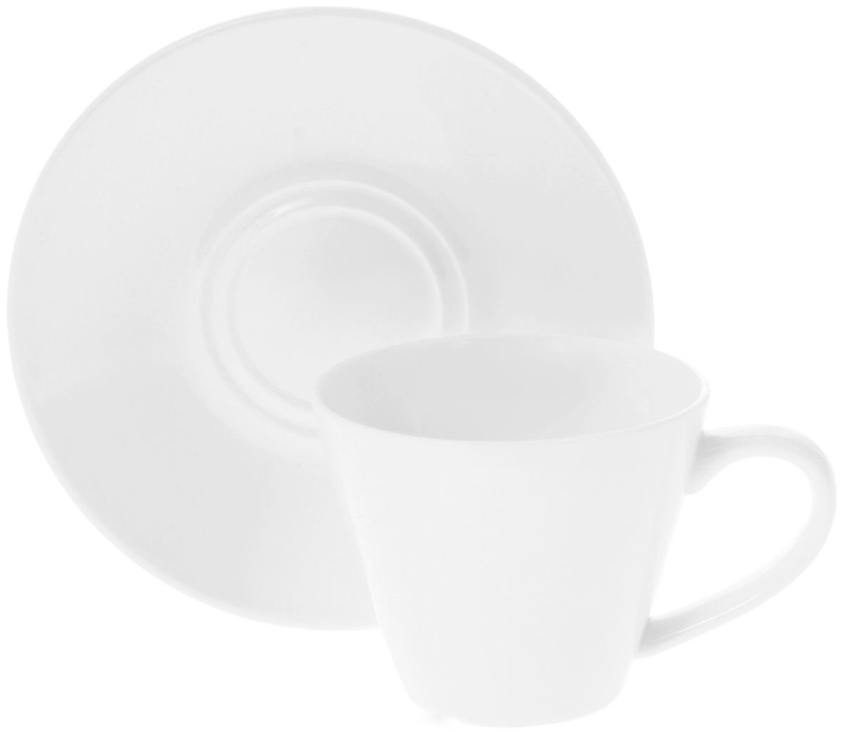 Wilmax [A] Fine Porcelain 6 Oz | 180 Ml Tea Cup & Saucer WL-993004AB