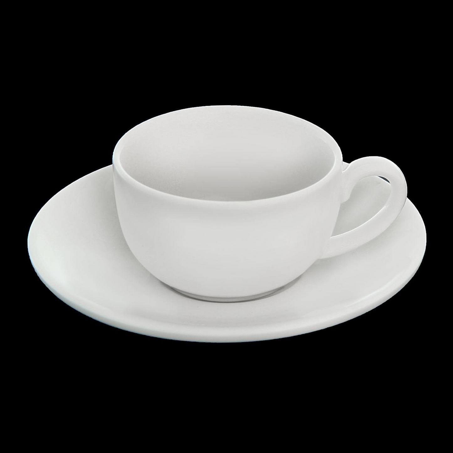 Wilmax [A] Fine Porcelain 3 Oz | 100 Ml Coffee Cup & Saucer WL-993002AB