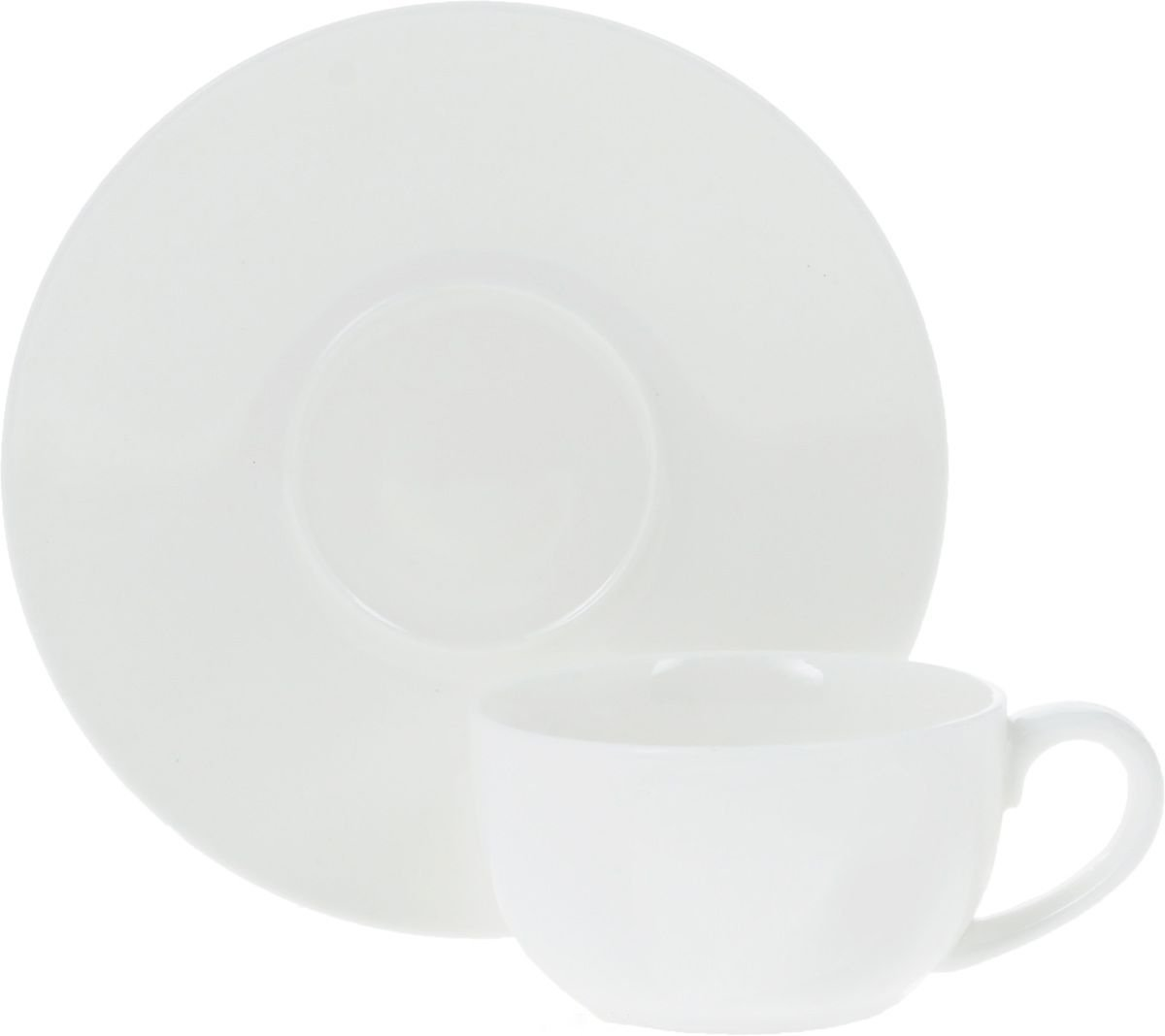 Wilmax [A] Fine Porcelain 3 Oz | 100 Ml Coffee Cup & Saucer WL-993002AB