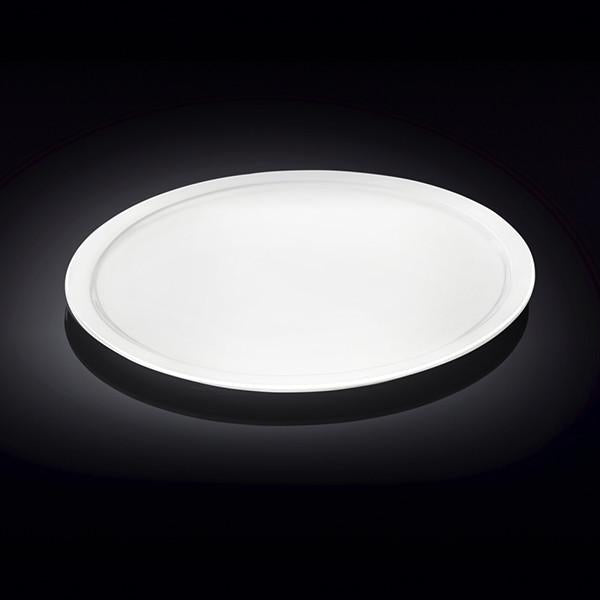 Wilmax Fine Porcelain White Personal Pizza Plate 14" | 35.5 Cm WL-992618/A