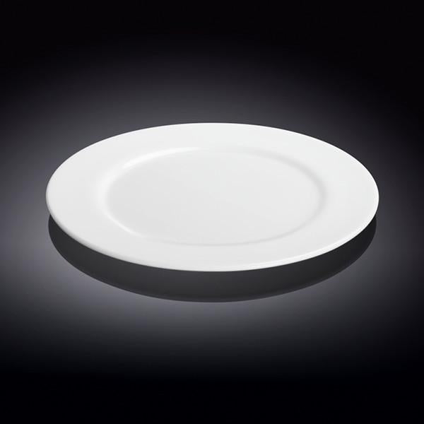 Wilmax Fine Porcelain Professional Rolled Rim White Dinner Plate 9" | 23 Cm WL-991179/A