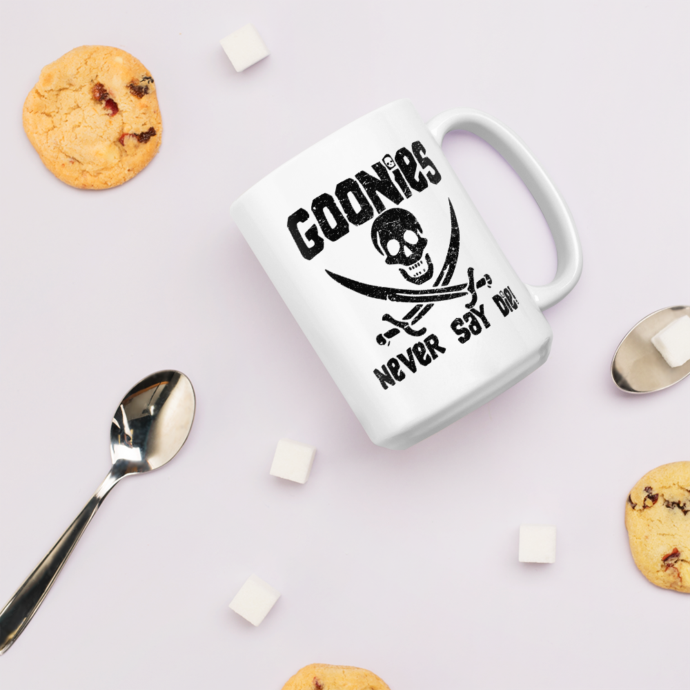 The Goonies Never Say Die Distressed Mug