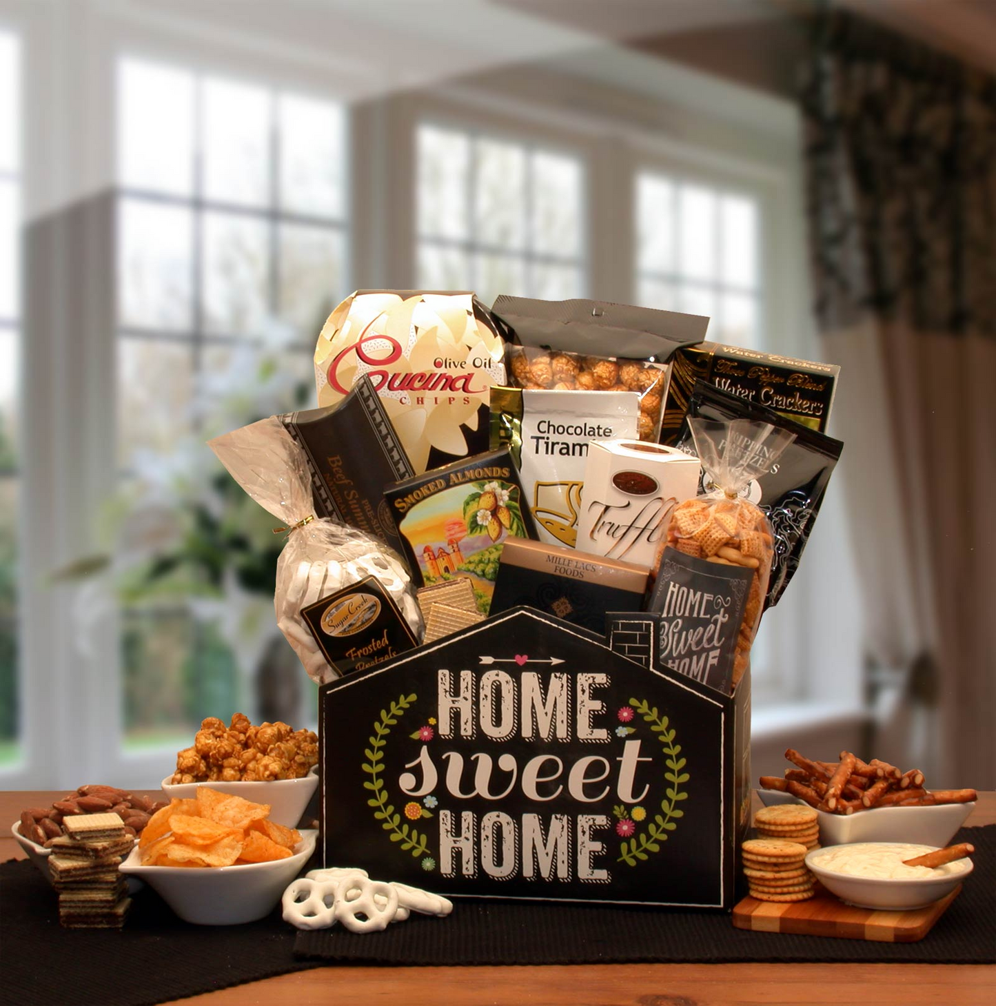 No Place Like Home Housewarming Gift Box- housewarming gift baskets - welcome basket