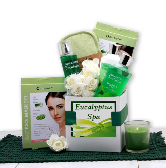 Eucalyptus Spa Care Package - spa baskets for women gift