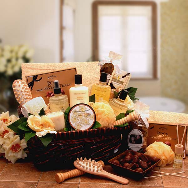 Spa Therapy Relaxation Gift Hamper - spa baskets for women gift