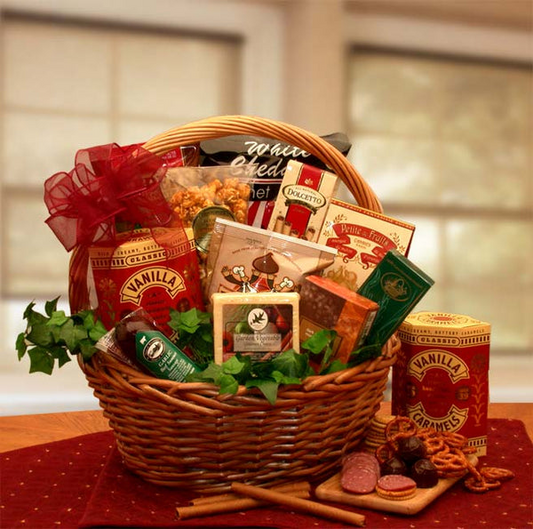 The Ultimate Snack Gift Basket- Christmas gift basket - Holiday Gift Basket