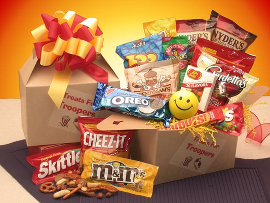 Treats For Troopers Snack Package - Get well soon gift or thinking of you gift
