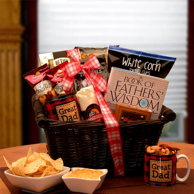 He's A Great Dad Gift Basket - Father's Day gift - Gift for dad