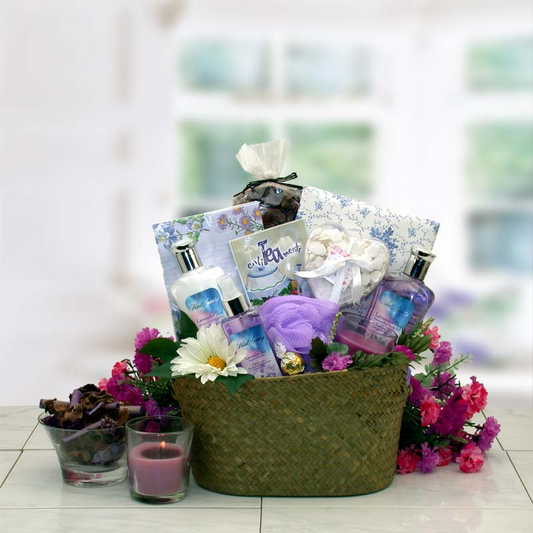 The Healing Spa Gift Basket - spa baskets for women gift