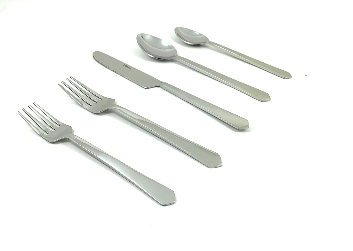 Flatware set of 20 Pieces in Silver Stainless Steel