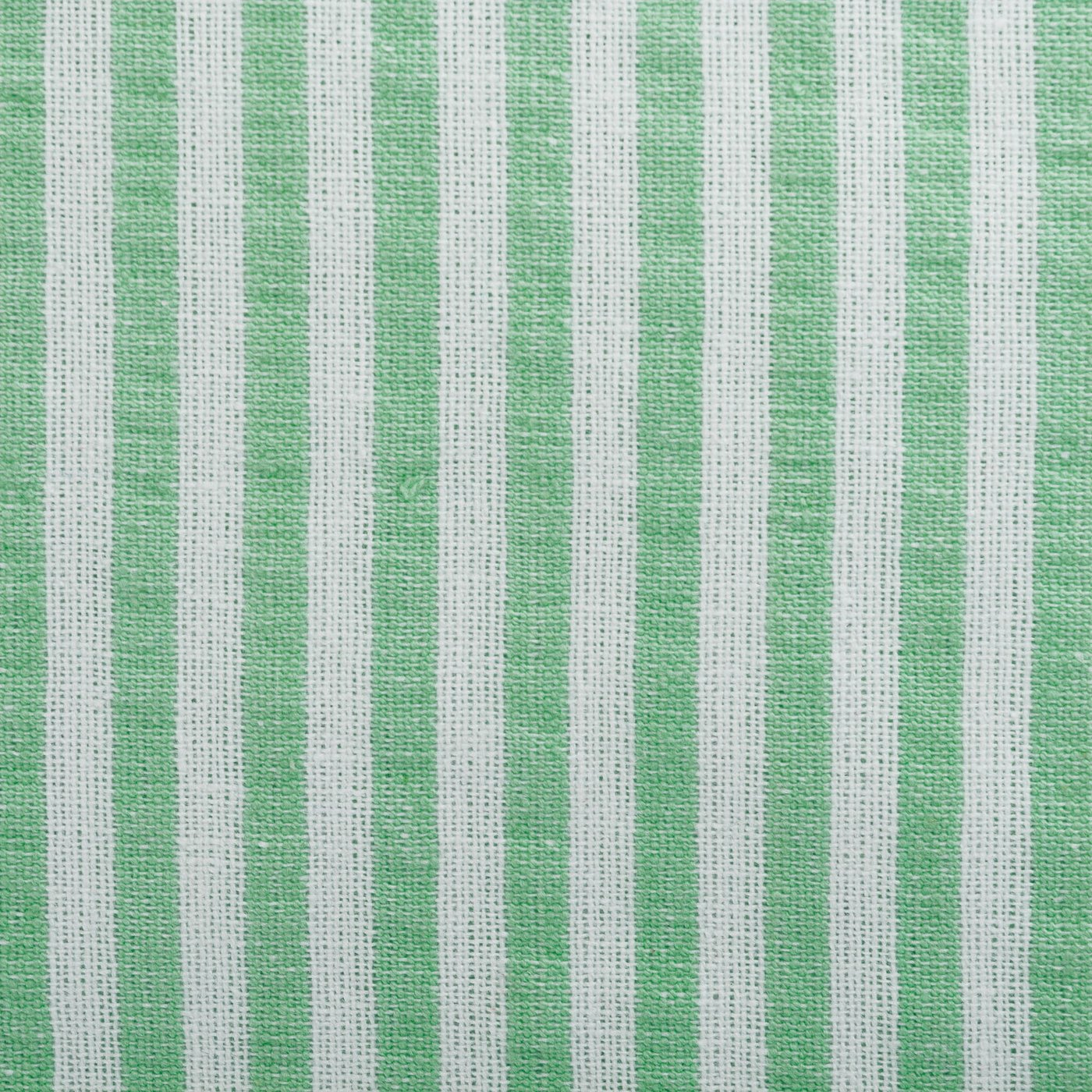 Bright Green Striped Seersucker Tablecloth - 60 x 104  inches