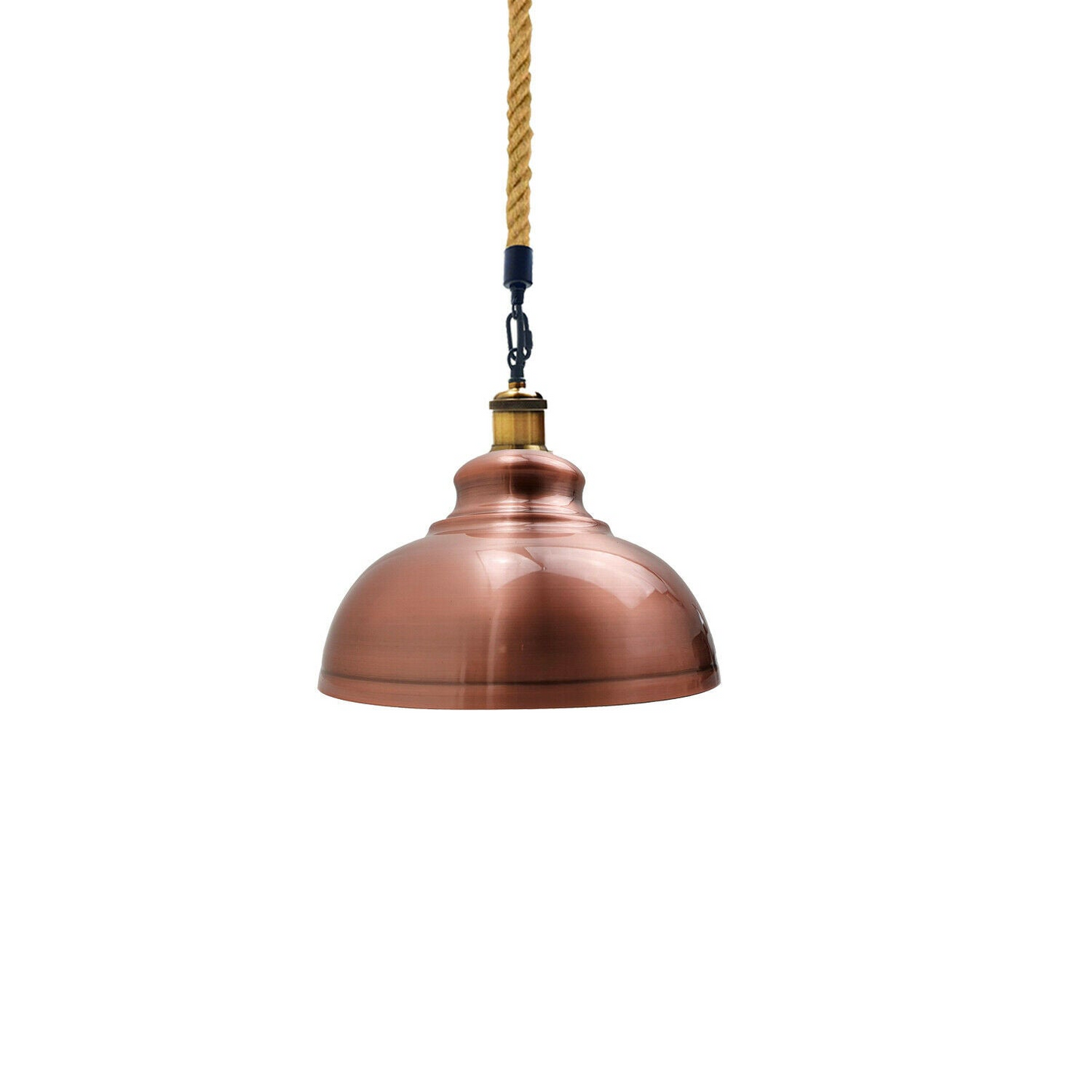 Copper Hemp Hanging Retro Ceiling Industrial Light~1937